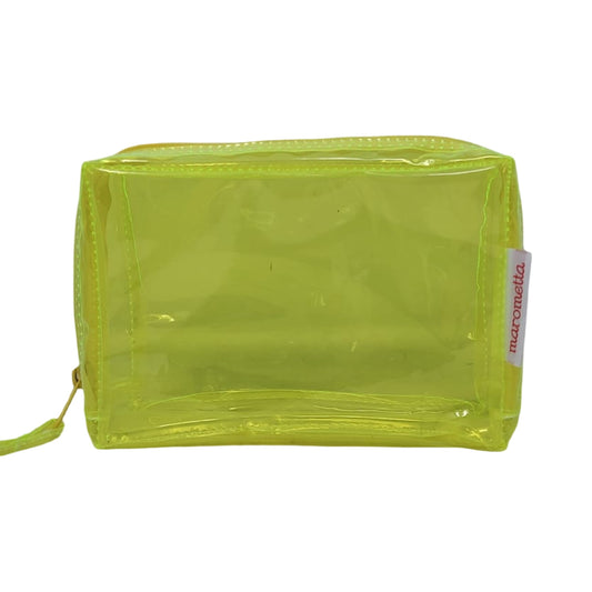 Pouch Cristal Neón Amarillo